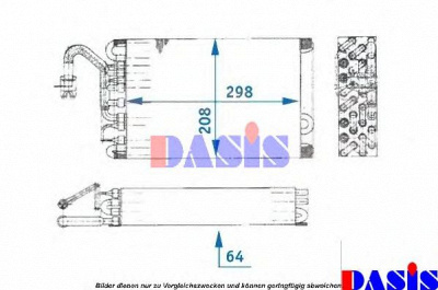 AKS DASIS 821140n -  Испаритель, кондиционер